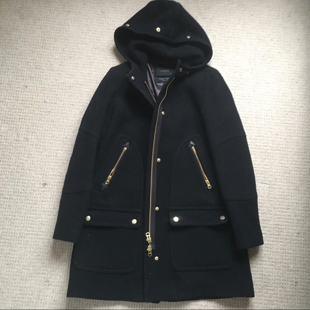 J. Crew Chateau Parka in Italian stadium wool